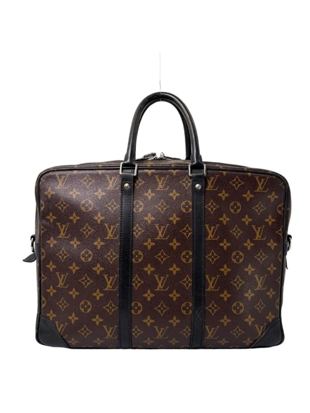 Louis Vuitton Monogram Macassar Porte Documents Voyage GM